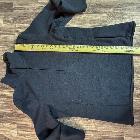 Under Armour ColdGear Fitted Mock Half Zip Black Pullover Men’s Size Large - Picture 5 of 5